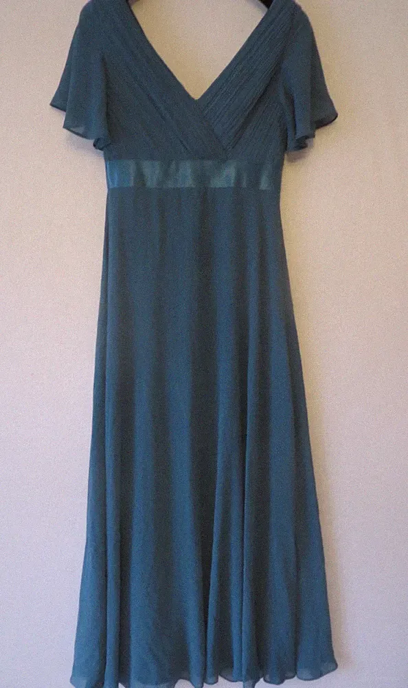 EVER PRETTY BLAUES ABENDKLEID KLEID GRÖSSE 10