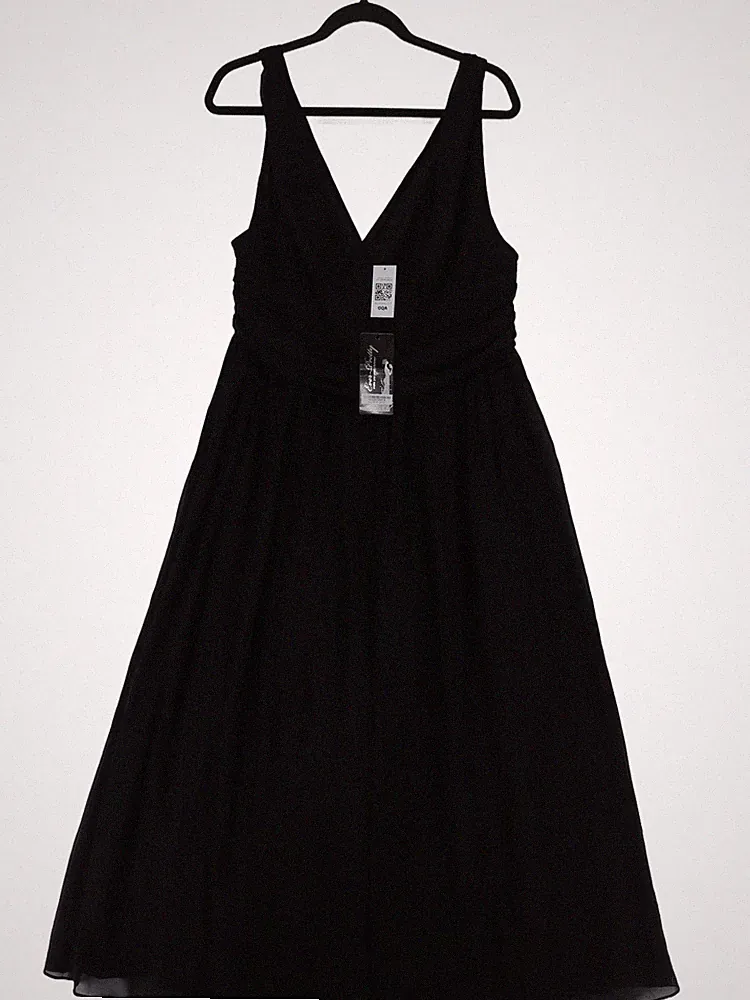 Ever-Pretty Maxikleid A-Linie UK18 in Schwarz