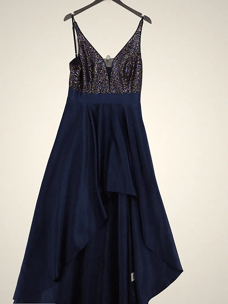 Ever-Pretty Midikleid A-Linie UK14 in Blau