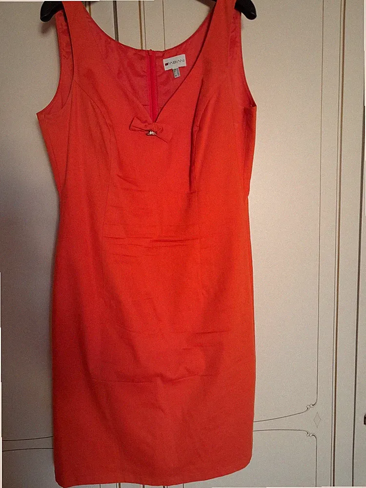 FABIANI Etuikleid Orange Gr 38