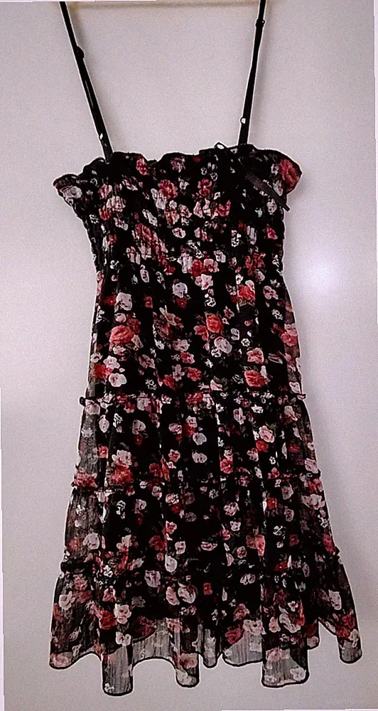 forever Kleid Stufenkleid Gr. 36 S 164 Träger Tunika Shirt Strand Urlaub wie neu