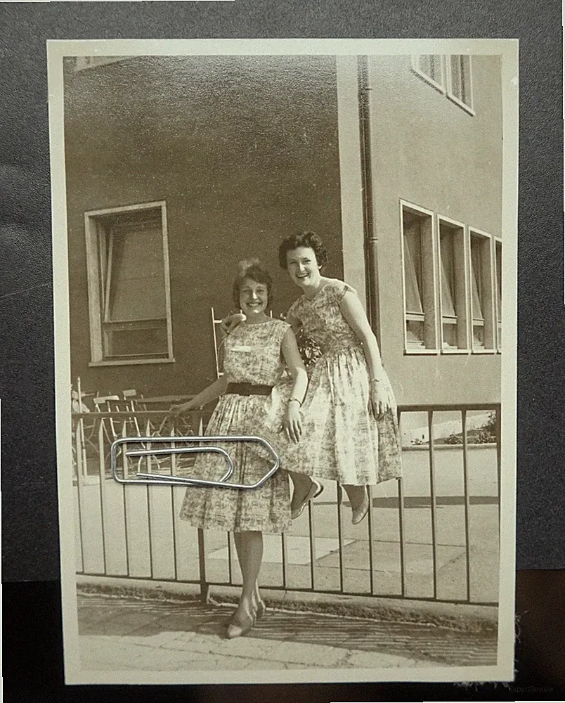 Foto Portrait junge Frauen Sommerkleid 1959 Prien Chiemsee Aschau Freunde Bild