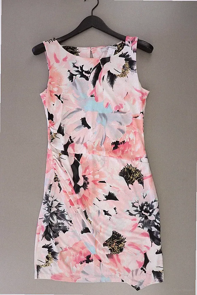 ✨ Fransa Etuikleid Regular Kleid für Damen Gr. 38, M mit Blumenmuster Ärmellos ✨