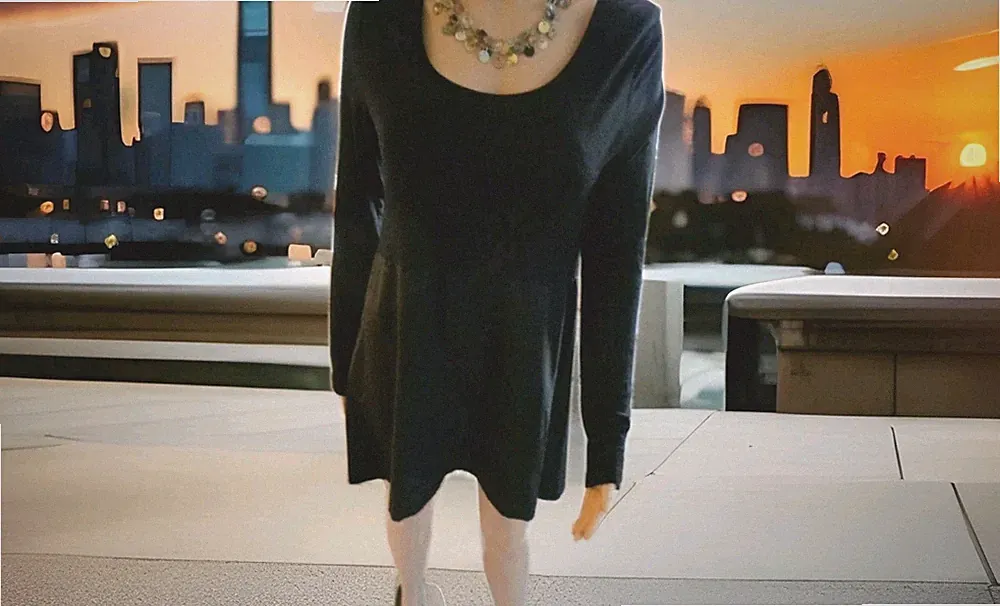 Franstyle Kleid Gr42 Punk Rave Gothic Tunic Mini Dress schwarz🖤Lolita Steampunk