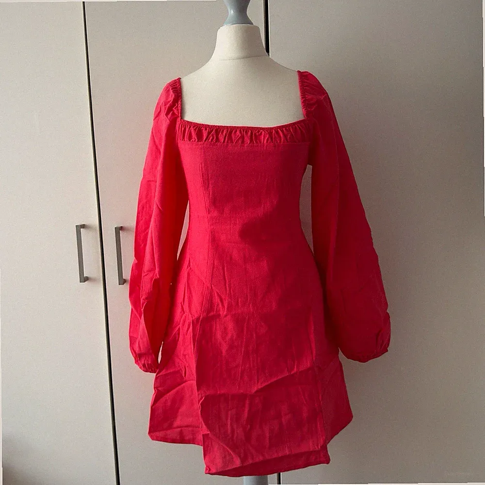 Free People Forget Me Not Minikleid Gr. XS lang Puffärmel