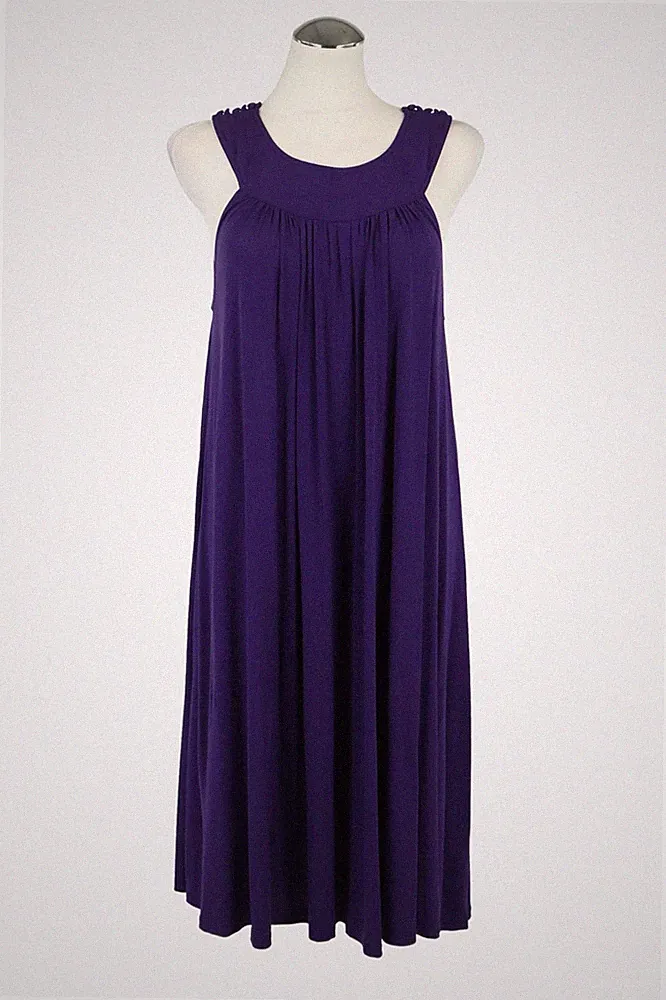 French Connection Damen Kleid Gr. 32 (UK 6) Lila A-Linie Dress