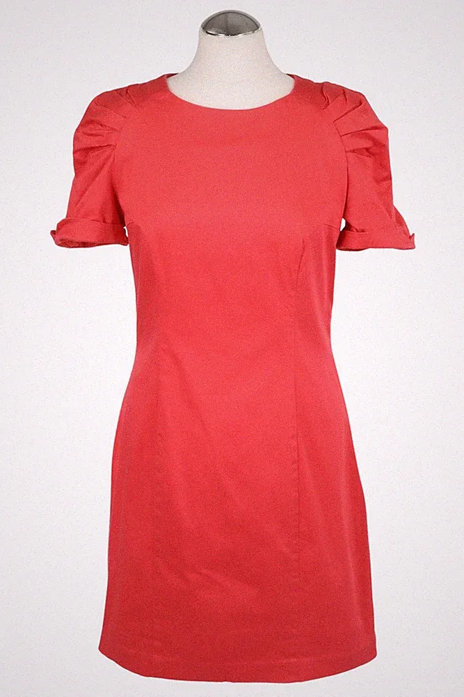 French Connection Damen Kleid Gr. 40 (UK 14) Rot Bleistiftkleid Etuikleid Dress