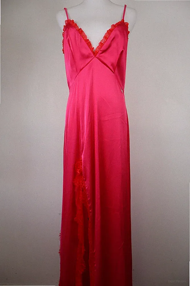 GAELLE PARIS TRÄGERKLEID TOP DAMEN GR 42 WOMAN CASUAL VINTAGE DRESS KLEID