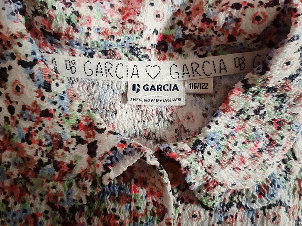 Garcia | A-Linien-Kleid mit farbenfrohem Print Gr. 116/122 Neuwertig