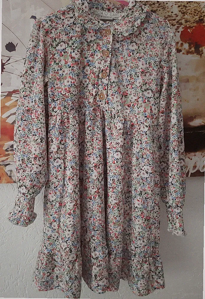 Garcia | A-Linien-Kleid mit farbenfrohem Print Gr. 128/134 NEU Neuwertig