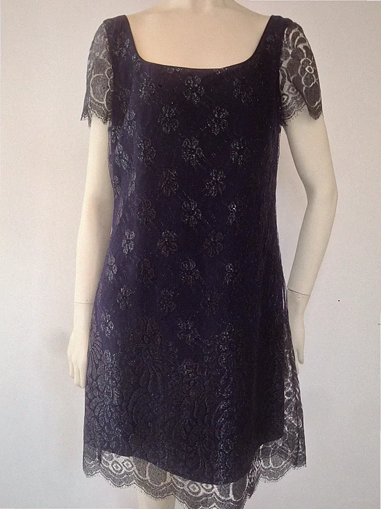 GENNY Damen Anzug NEU festlich mit Mantel und Spitzenkleid Gr. 46