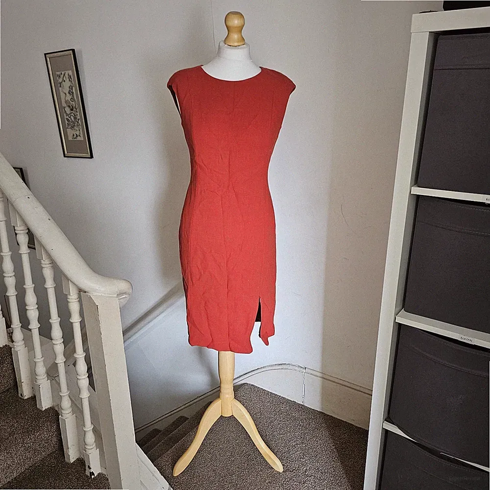 Gerard Darel maßgeschneidertes figurbetontes Midikleid elegant formell Arbeit Hochzeit Gast 40 UK12
