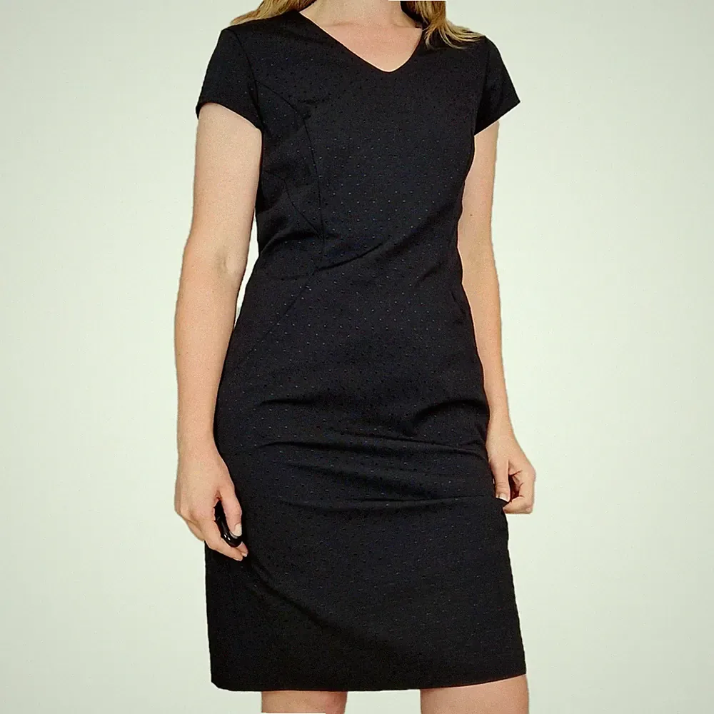 Gerry Weber Kleid Etuikleid Gr 40 L Bleistiftkleid Schwarz Kurz Businesskleid