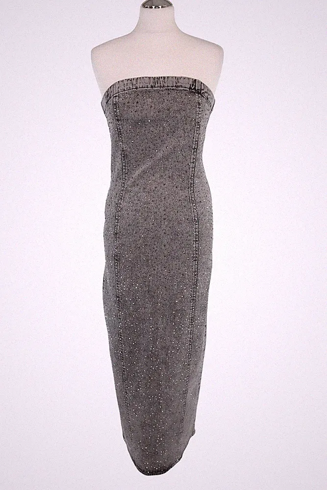 Gestuz Damen Kleid Gr. 40 Grau NEU Bleistiftkleid Etuikleid Etuikleid Dress