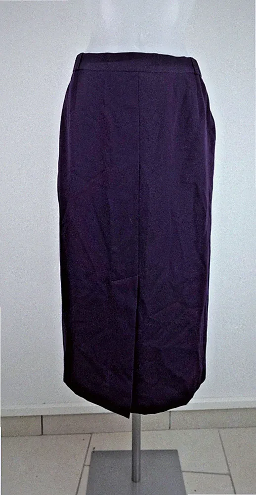 GIVENCHY DAMEN ROCK GR 44 / 48 SKIRT WOMAN VINTAGE WOLLE HIGH WAIST ETUI