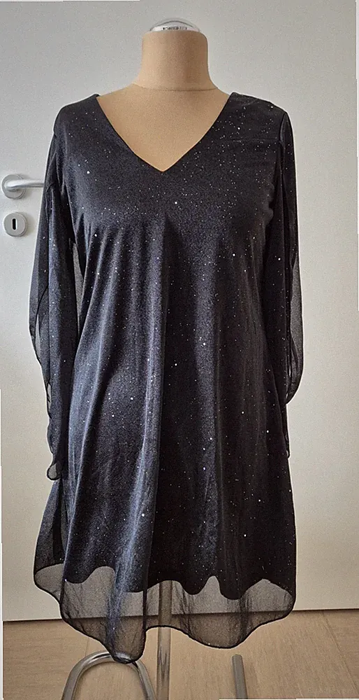 Glitzer Kleid Gr.L/XL