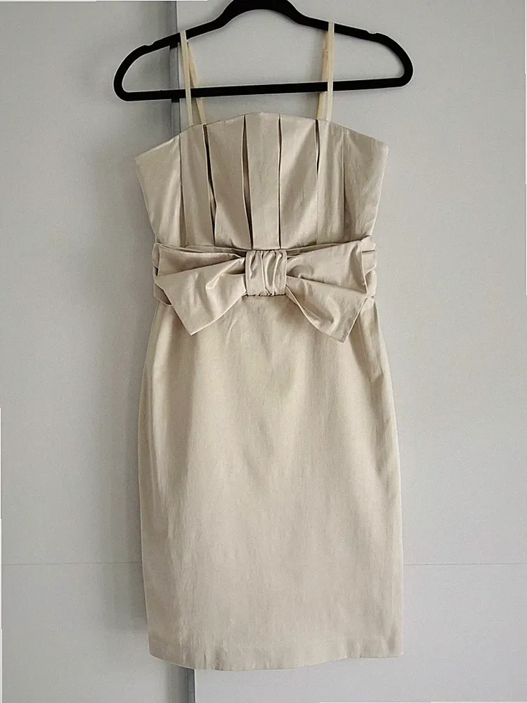 Gr. 38 M Elegantes Cocktailkleid Etuikleid Trägerkleid Abendkleid Hochzeitsgast