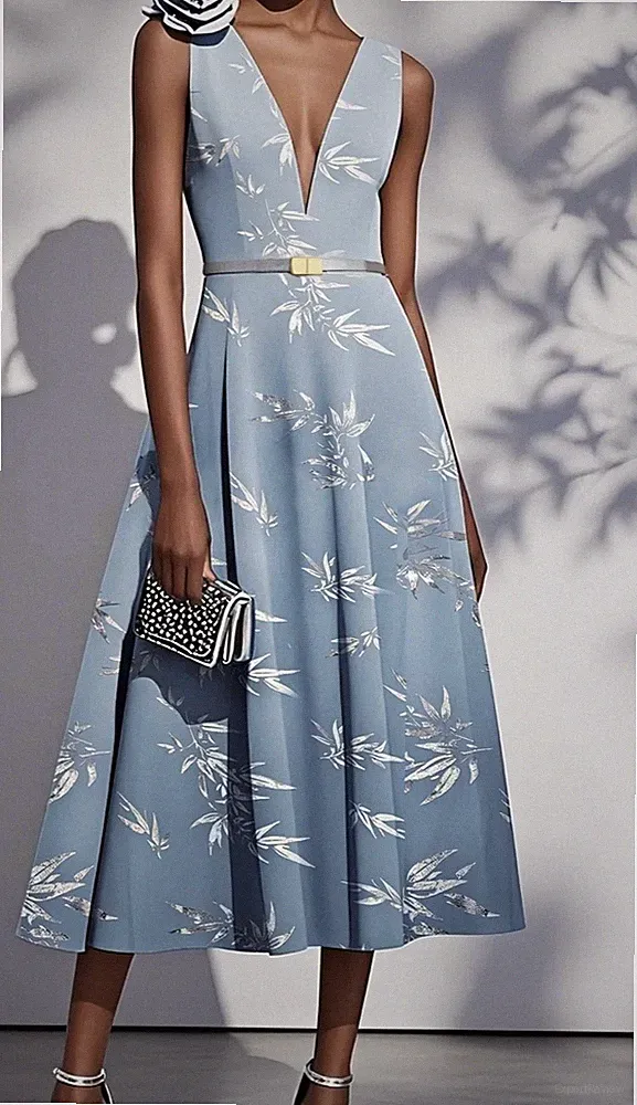 Gr.4 Fehaute Cocktail-Minikleid-Partykleid-Elegant Abendkleid Hochzeitsgast-Neu