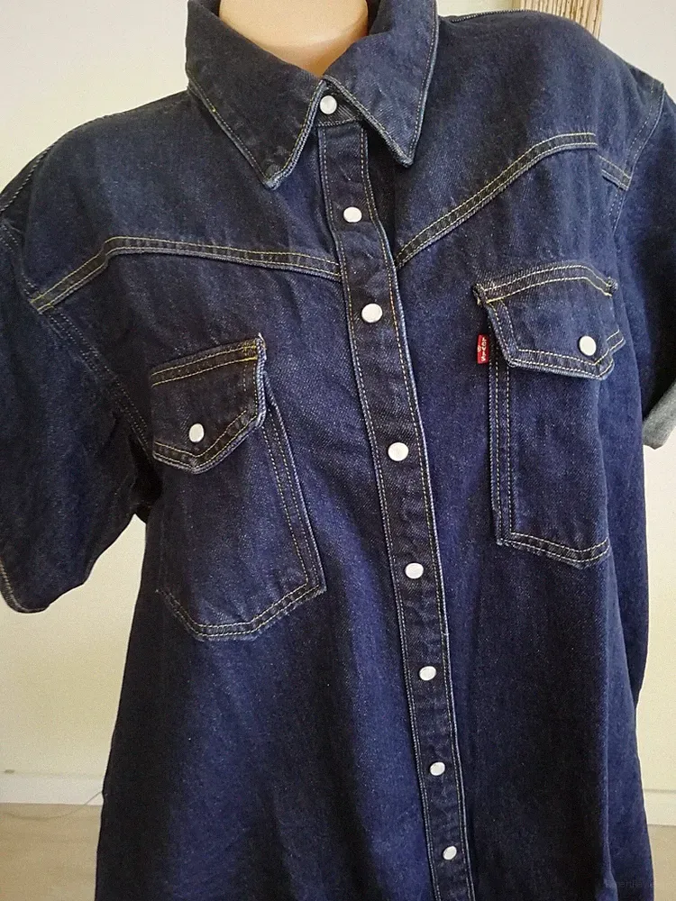 Gr. 48-50*52-54*56-58 LEVI´S® Plus Western Dress Elowen Hemd-Kleid -30% Rabatt