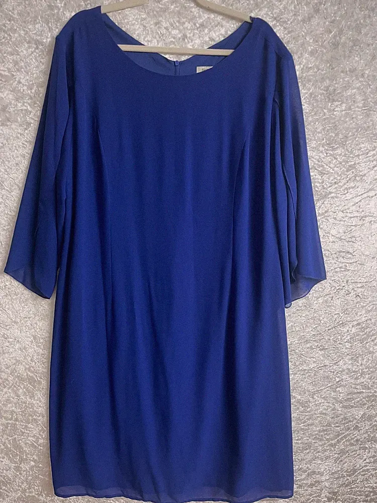 Geteilte Ärmel A-Linien-Kleid
