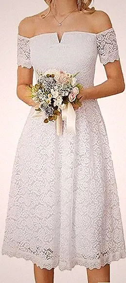 GRACE KARIN Damen Trägerloses A-Linie Kleid Elegant Brautjungfer L