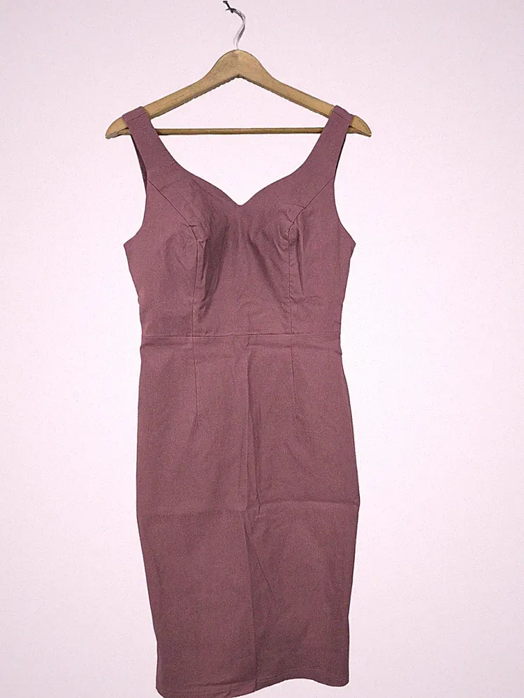 GRACE KARIN Etuikleid Damen Kleid Gr. DE 38 pink Casual-Look
