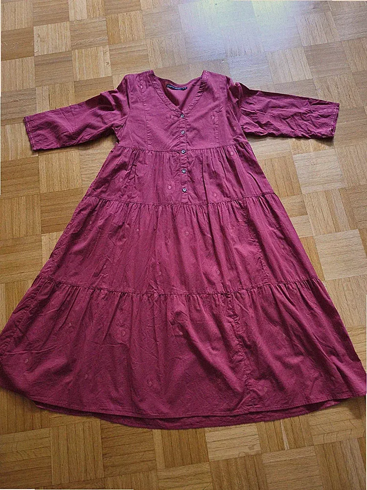 gudrun sjöden m luftiges Kleid In Rot
