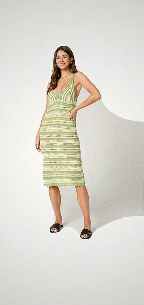 Guido Maria Kretschmer Collection Kleid, Gr.38, Mint/ Pastellgrün