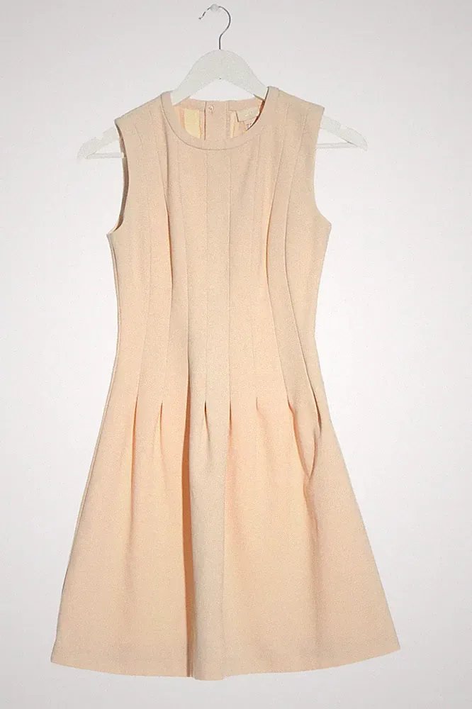 H&M A-Linien Kleid Damen Freizeitkleid Hellorange Größe 32 Casual Elegant