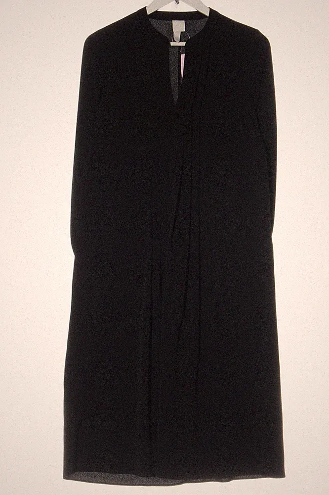 H&M A-Linien Kleid Damen Kleid Gr. DE 32 schwarz Casual-Look