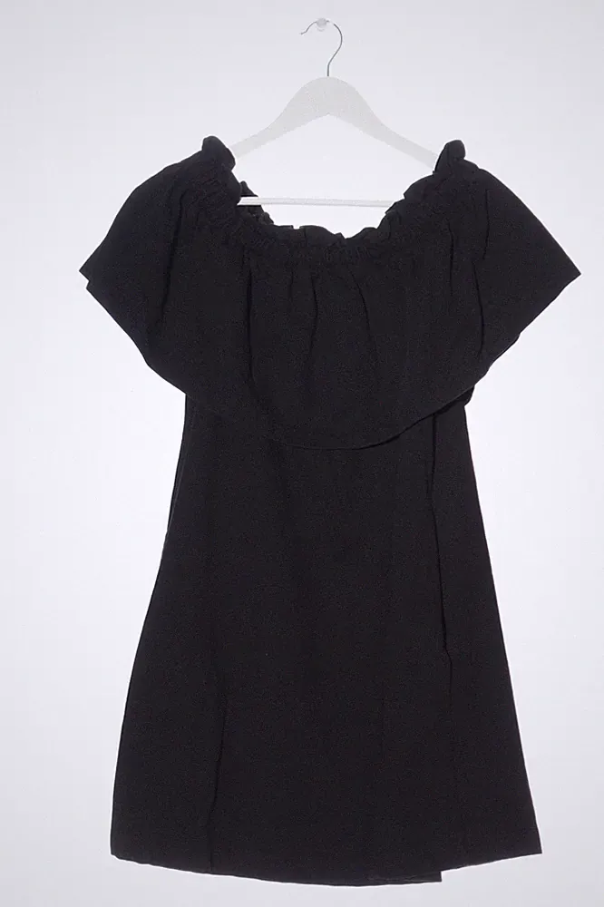 H&M A-Linien Kleid Damen Kleid Gr. DE 36 schwarz Casual-Look