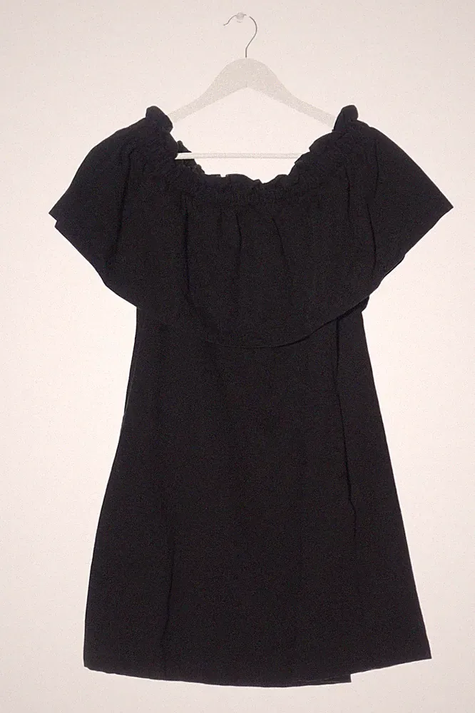 H&M A-Linien Kleid Damen Kleid Gr. DE 36 schwarz Casual-Look