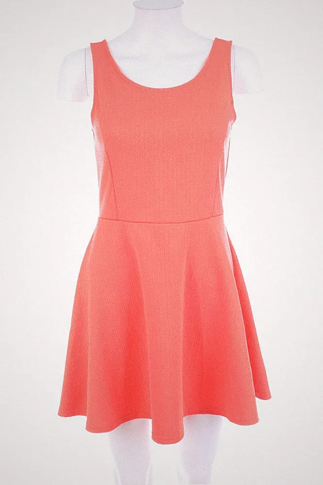 H&M DIVIDED Kleid Skater-Kleid D 38 peach