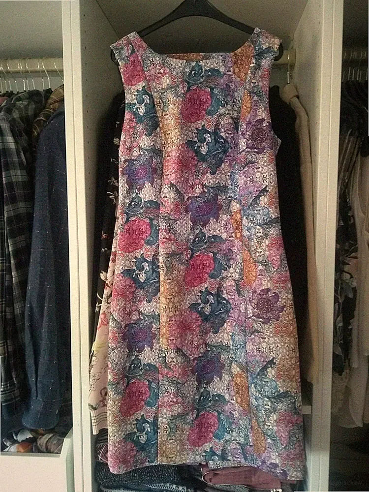 H&M Etuikleid Kleid bunt Muster Blumen Sommer Hochzeit Hochzeitsgast NEU 34 XS S