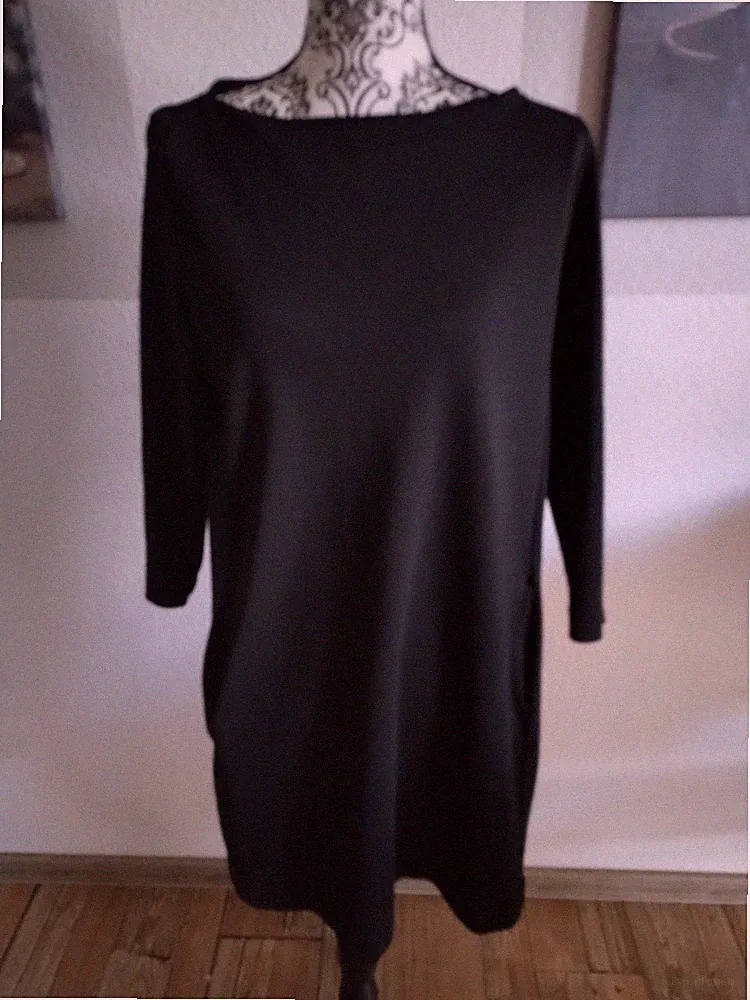 H&M Etuikleid Mit Taschen Größe L/42 Schwarz Damen