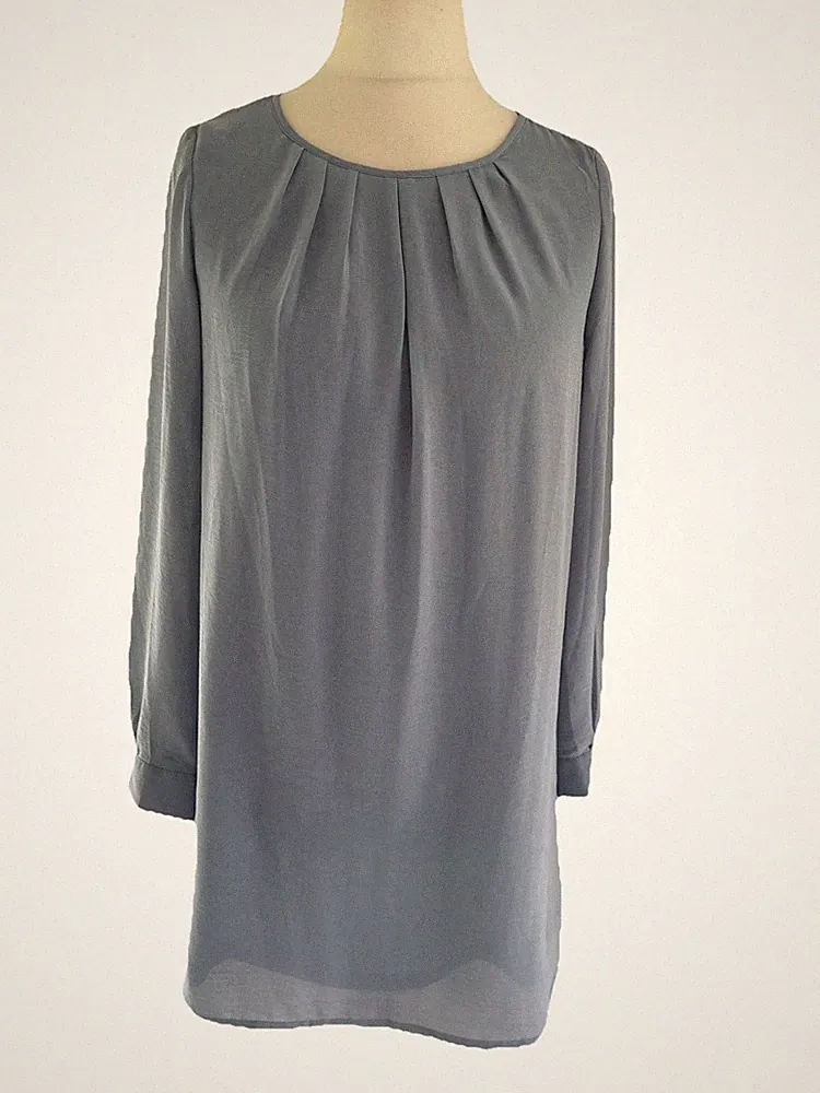 H&M Kleid 36 Blau Wie Neu Kofferkleid Urlaub Business Babyblau Hängerchen