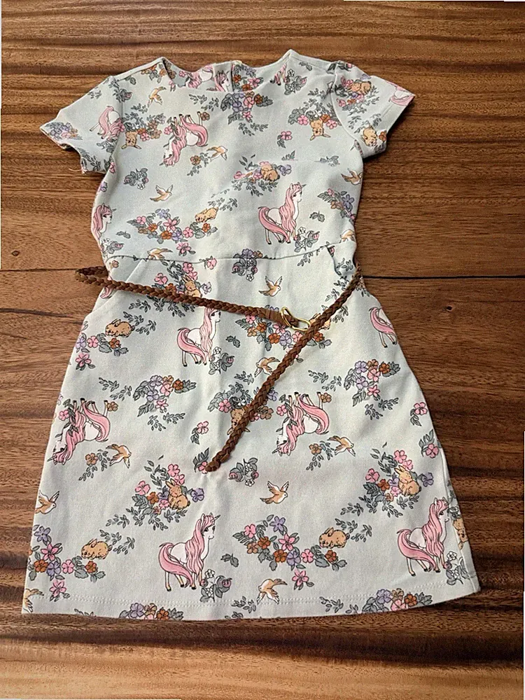 ✨ H&M: süßes Etui Kleid Gr. 110/116 Einhorn ✨