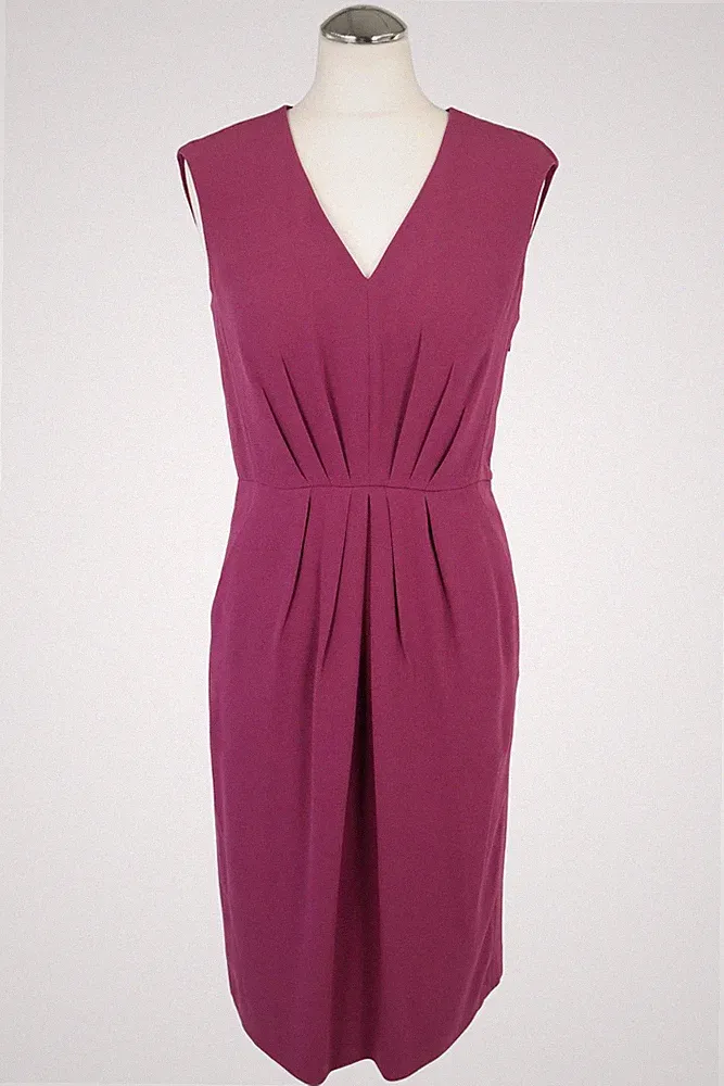 Hobbs Damen Kleid Gr. 36 (UK 10) Lila Etuikleid Dress