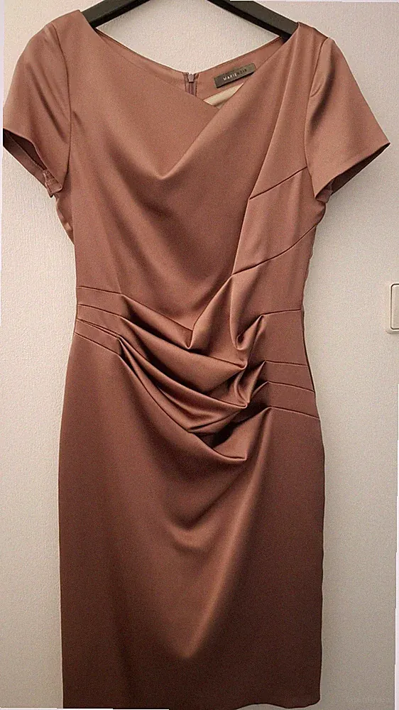 Hochzeit ,Cocktailkleid, Etuikleid, festliches Kleid, mauve, Marie Noir,Gr. 38