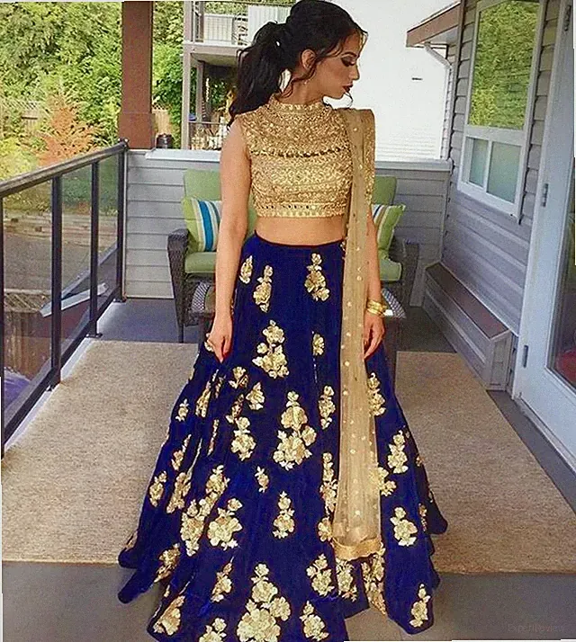 Hochzeit Tradtional Bollywood Designer Lehenga Indian Kleidung Party Lengha