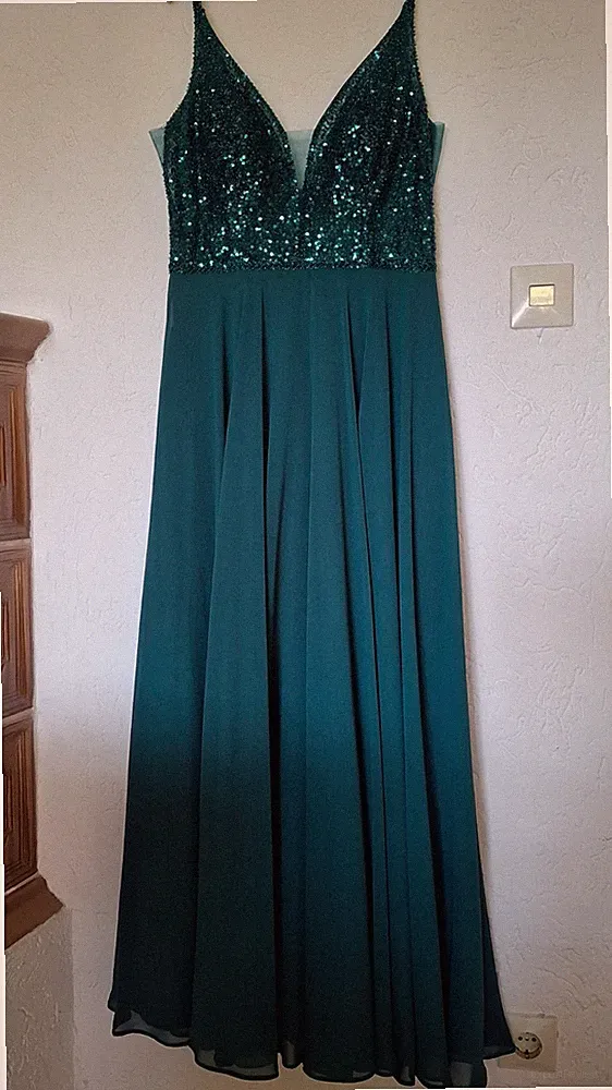 Grün Cocktailkleid