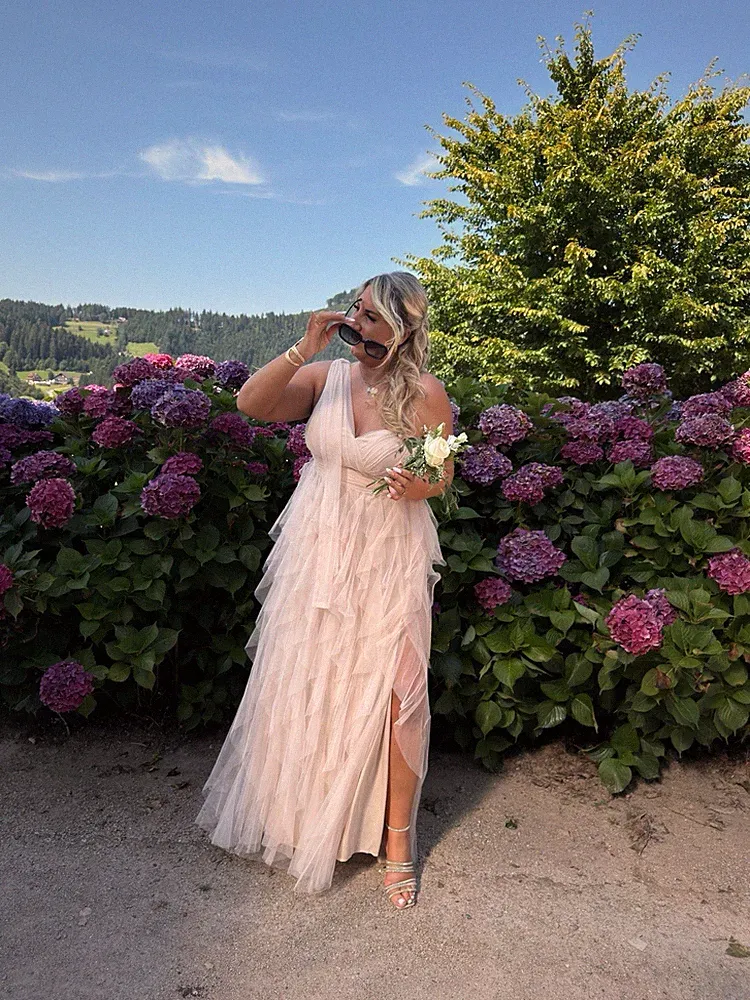 Hochzeitsgast- / Trauzeuginnenkleid – Größe XL Gala Abschluss