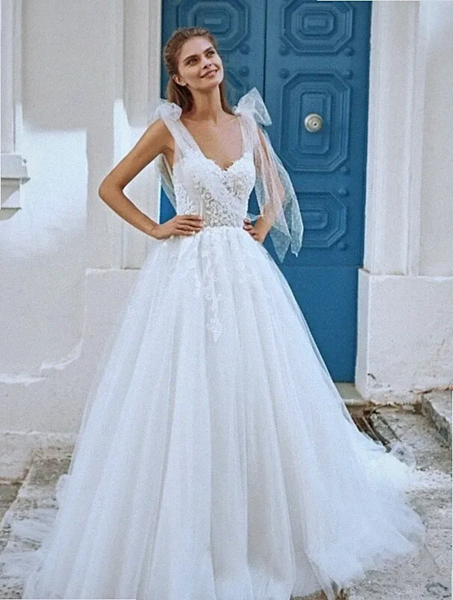 HOCHZEITSKLEID Hochzeit Trauung Made in Italy LANESTA Gr. XS 38
