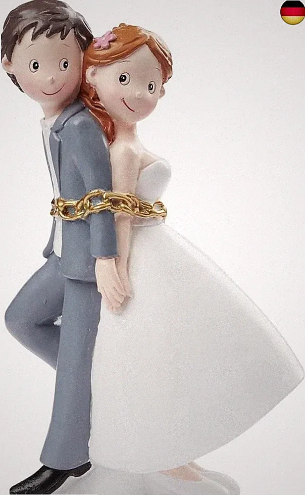 Hochzeitspaar in Ketten ca. 15 cm