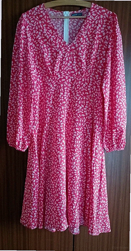 HÜBSCHES KLEID - Damen Kleid , Gr. L A Linie
