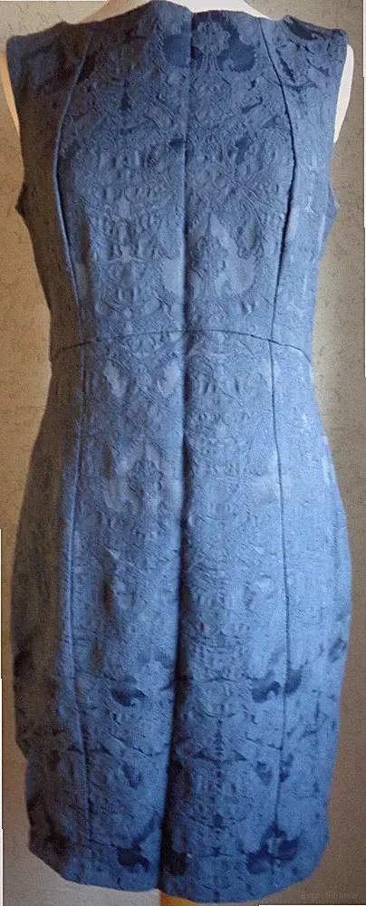 Hübsches Kleid Gr. 40 Achsel W 42 cm Lä. 92 cm