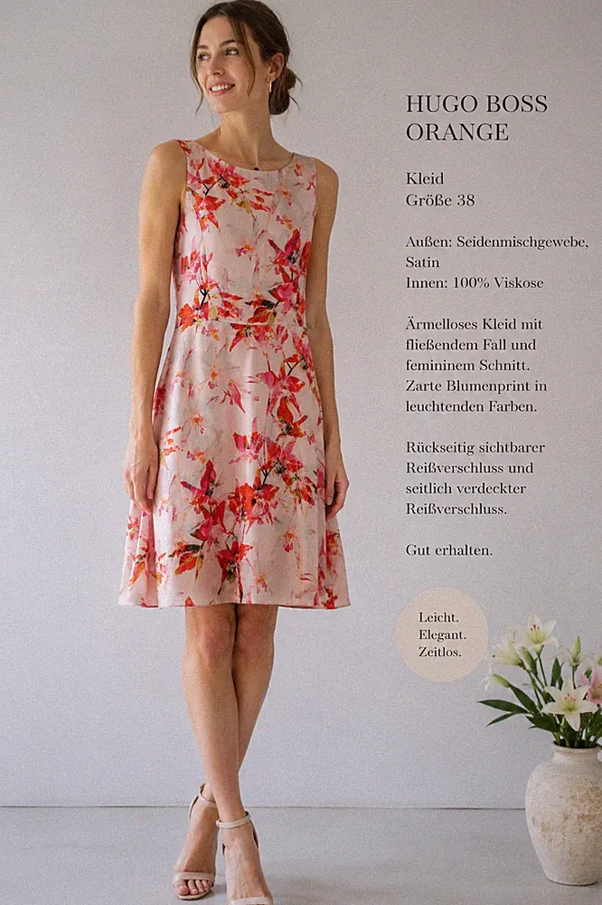 Viskose Etui kleid