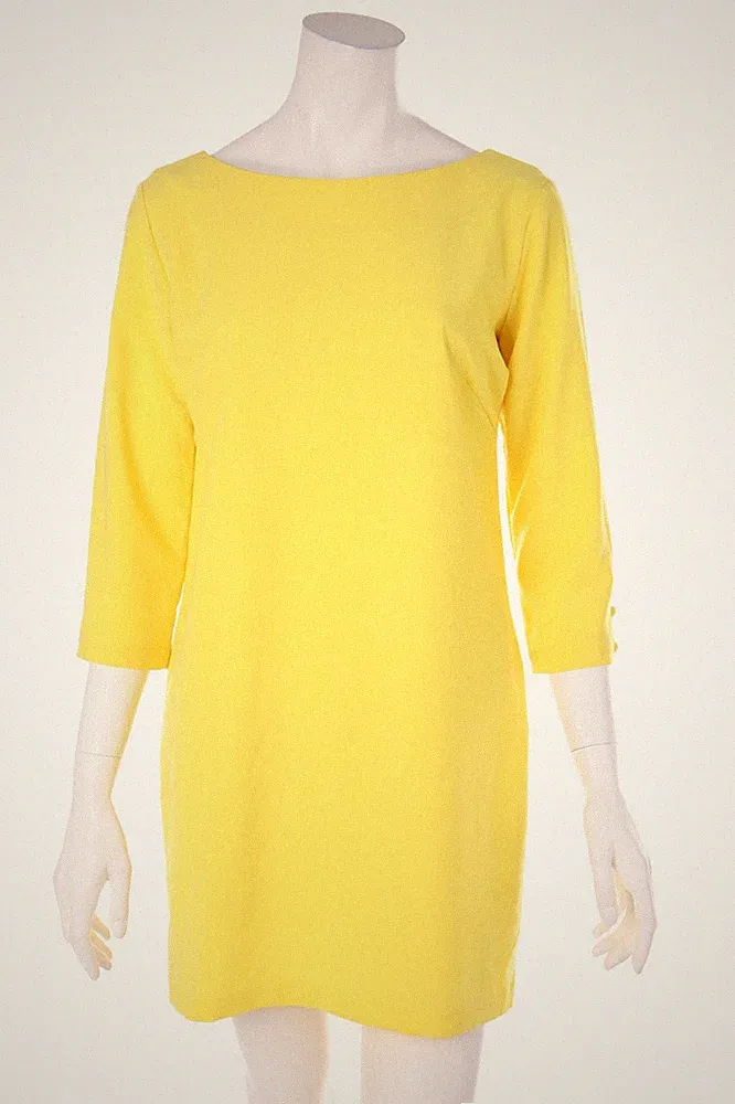 IMPERIAL Kleid Etuikleid 7/8-Ärmel M gelb