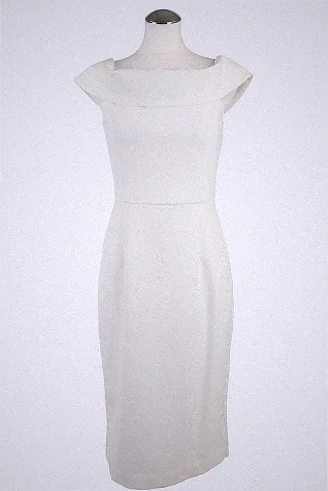 Ivy & Oak Damen Kleid Gr. 34 Weiß Kleid Etuikleid Dress