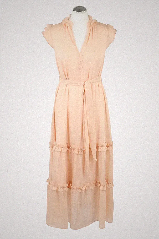 Ivy & Oak Damen Kleid Gr. 36 (S) Rosa NEU Kleid A-Linie Dress